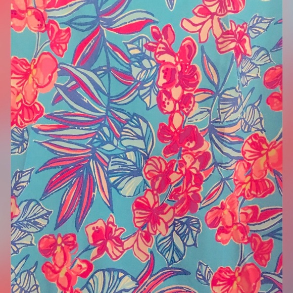NWT Lilly Pulitzer Luna Bay Tunic in Blue Orchid Oasis Size Large - Picture 9 of 13